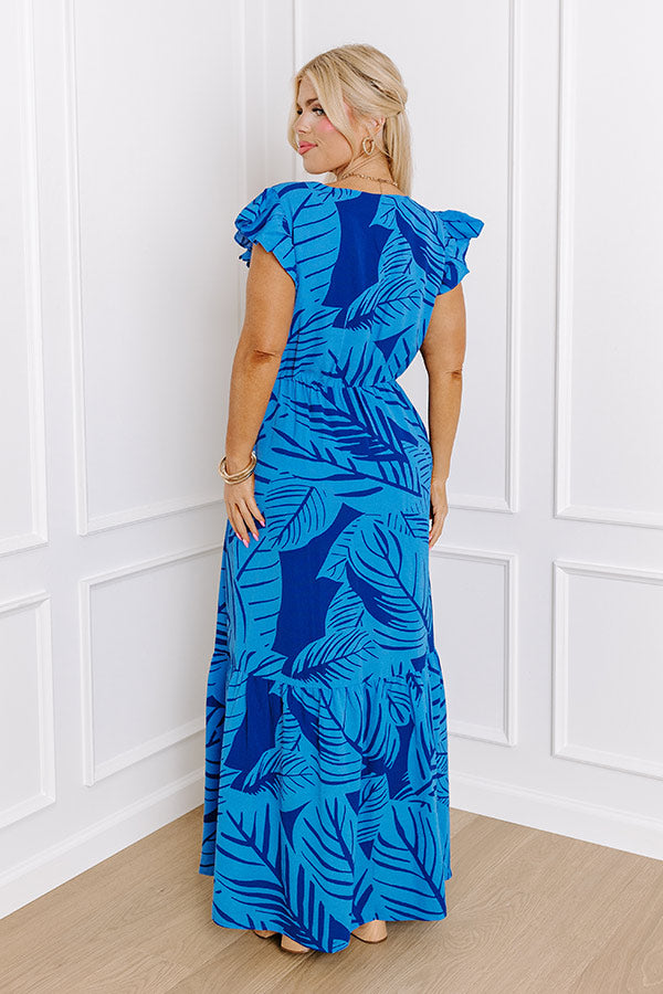 Ultimate Blue Curves Maxi Dress – Front Porch Chic