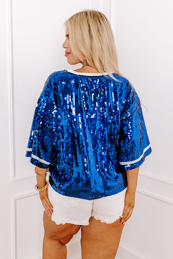 Ultimate Florida Glam Sequin Shift Top