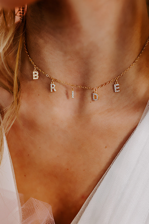 Premium Bride Dainty Necklace - Ultimate Bridal Jewelry