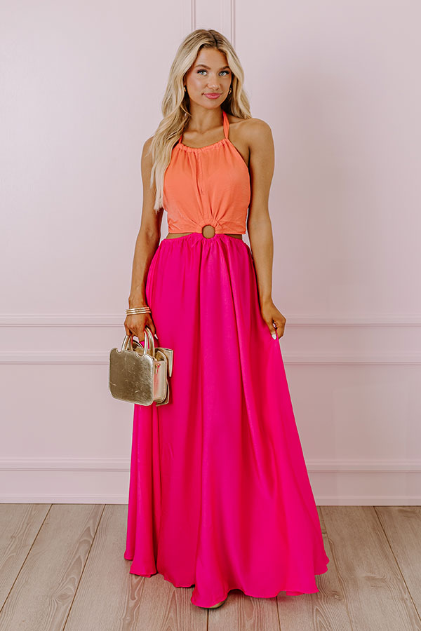 Ultimate Glamour Cut Out Maxi Dress