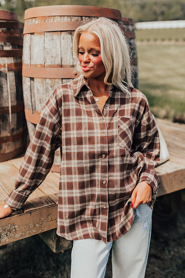 Premium Plaid Button-Up Shirt - Ultimate Cool-Weather Essential