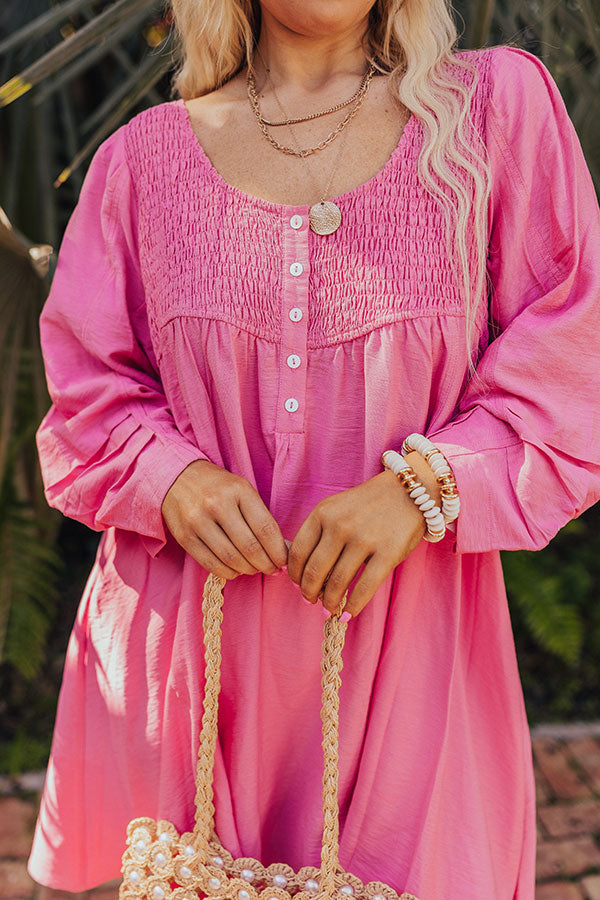 Ultimate Manhattan Tunic Dress - Pink Curves