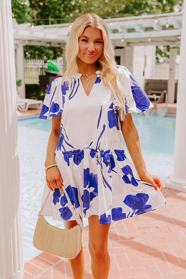 Premium Catalina Island Floral Mini Dress - Ultimate Summer Style