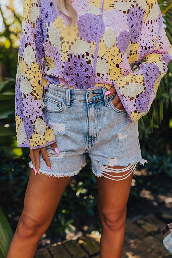 Premium High Waist Distressed Denim Shorts - The Ultimate Summer Staple