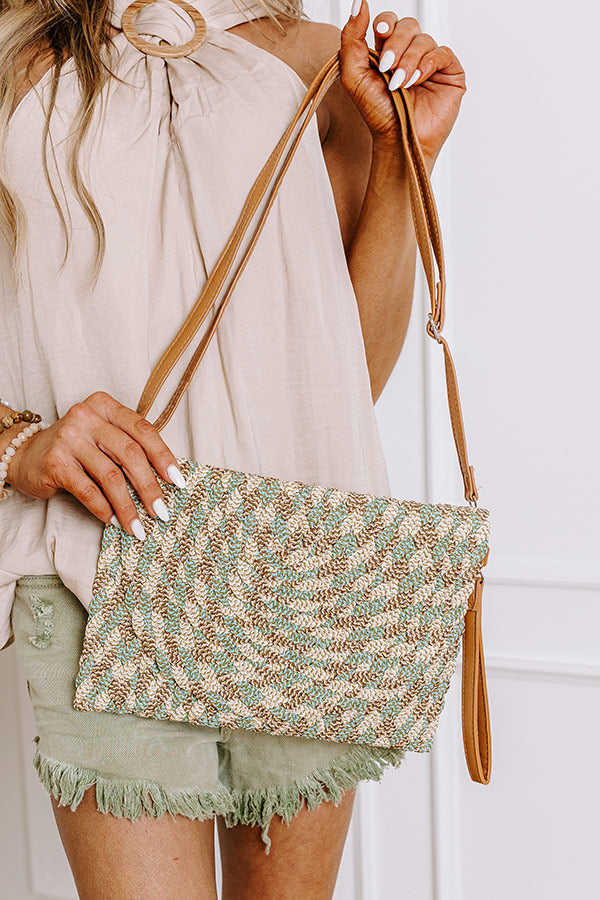 Premium Shimmering Twilight Woven Handbag