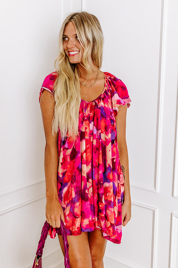 Premium Southern Flair Floral Mini Dress - Ultimate Spring Style