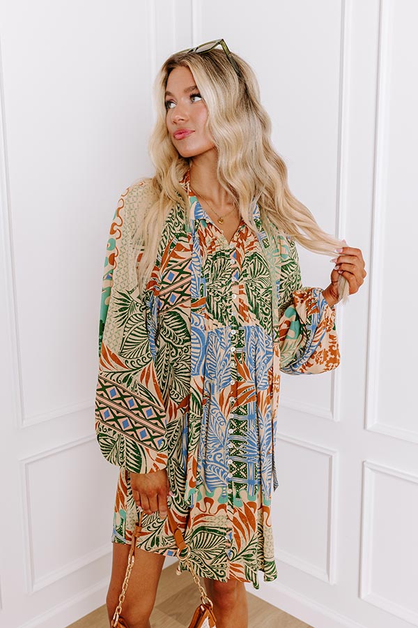 Tropical Paradise Mini Dress - Resort Ready Style