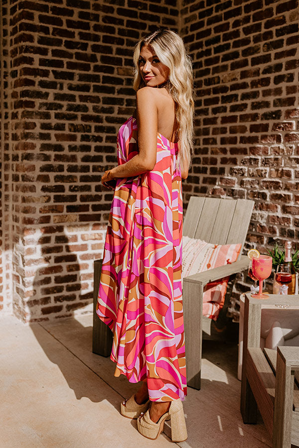 Premium High-Low Vacation Dress