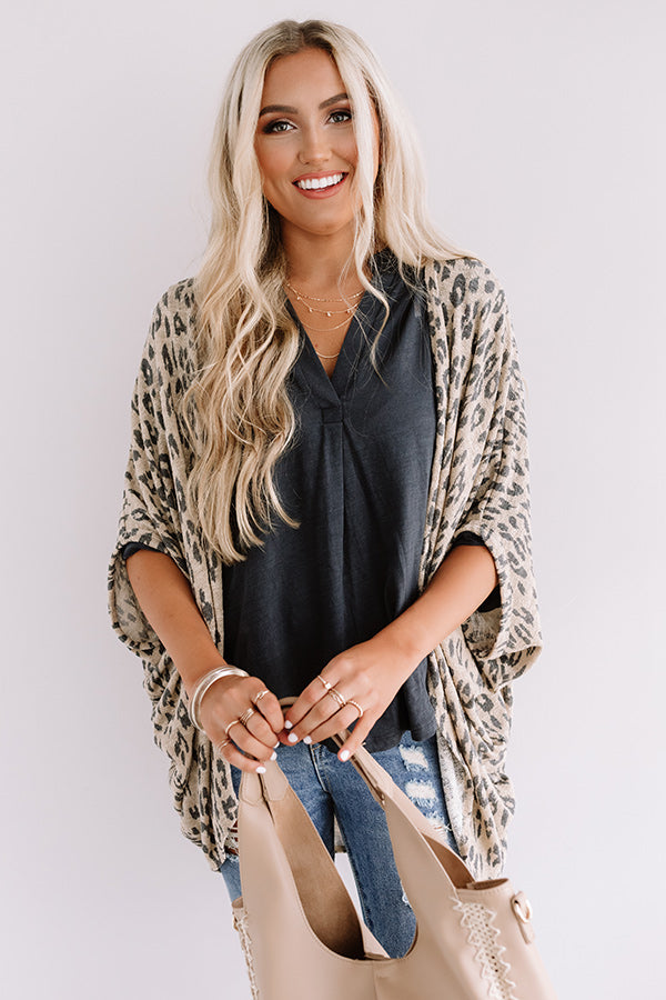 Ultimate Chic Leopard Print Cardigan