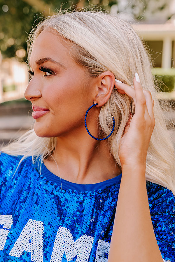 Ultimate Royal Blue Hoop Earrings for Everyday Elegance