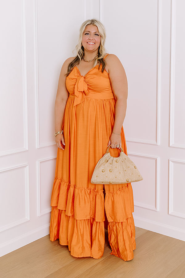 Ultimate Coconut Grove Maxi Dress - Orange Curves