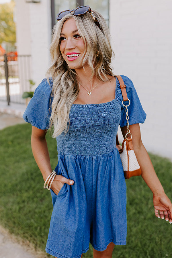 Ultimate Allure Avenue Denim Romper