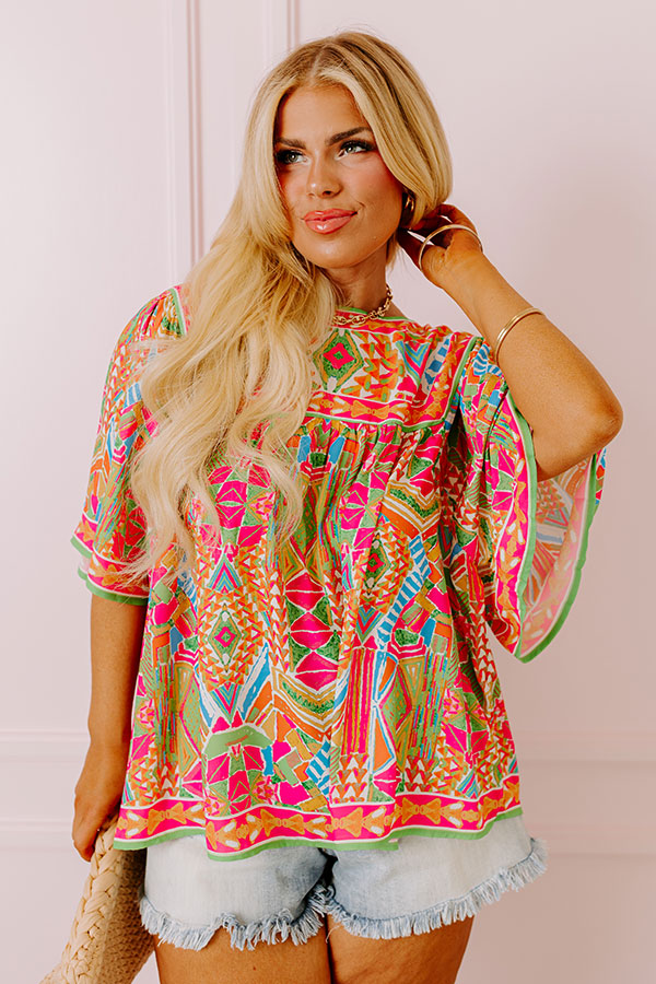 Premium Sunshine Serenade Shift Top - Ultimate Summer Style