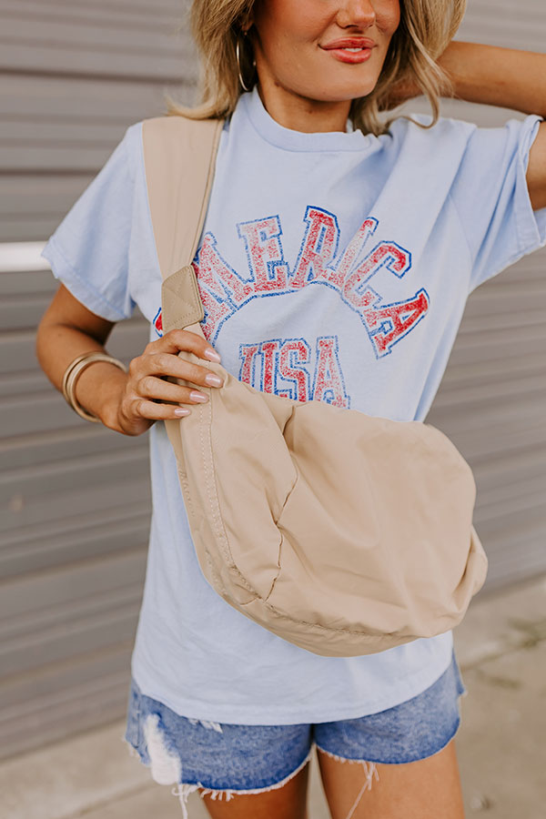 Premium NYC Bound Tote Bag in Khaki - Urban Style Essential