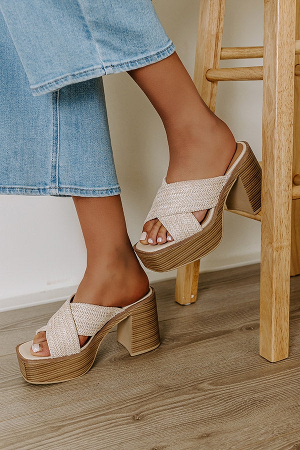 Premium Elsa Raffia Heel - Ultimate Comfort & Style