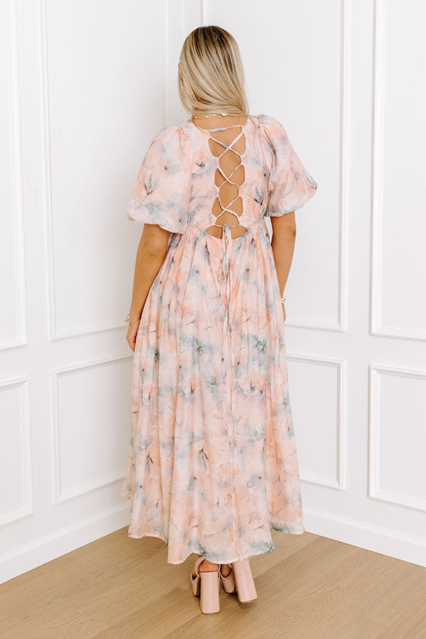 Ultimate Sweet Magnolia Floral Midi Dress