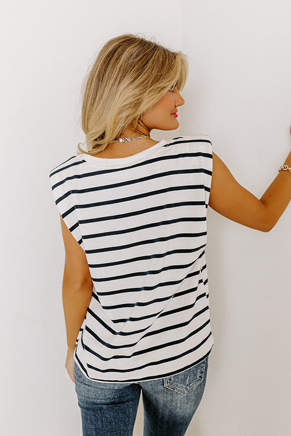 Premium Stripe Crew Neck Top - Ultimate Comfort & Style