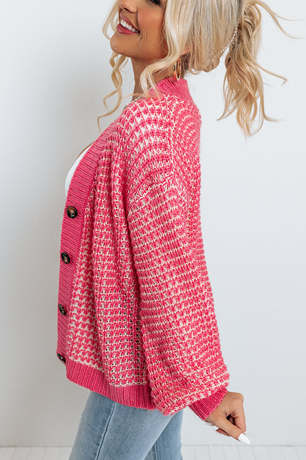 Premium 'Act Out Of Love' Knit Cardigan - Valentine's Day Essential