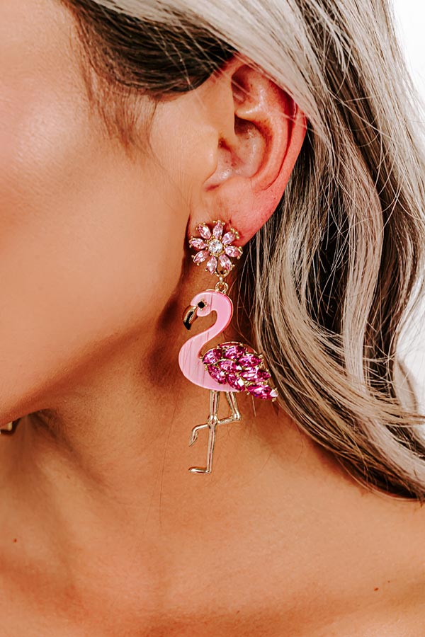 Premium Flamingo Chic Earrings