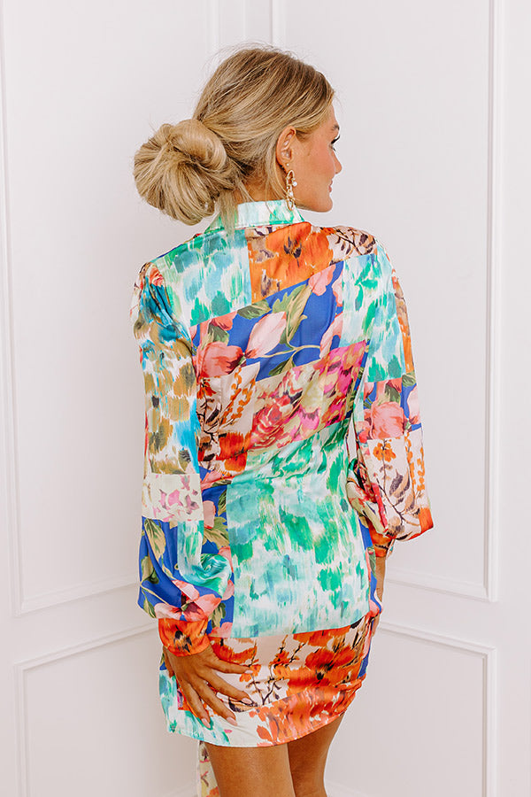 Premium Whimsical Floral Wrap Dress - Capture the Magic