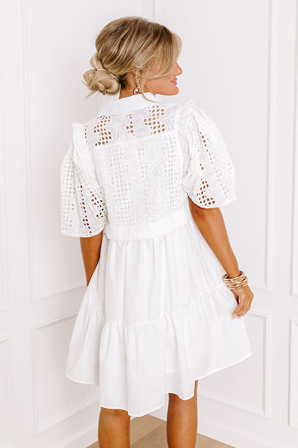 Ultimate Cherished Smile Crochet Mini Dress - Summer Elegance Redefined