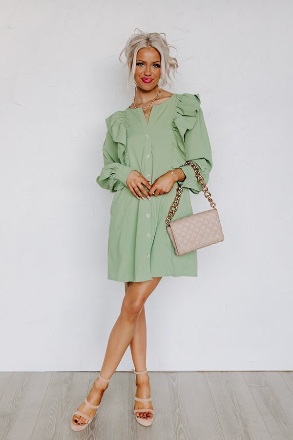 Premium Pear Print Porch Swing Sips Dress