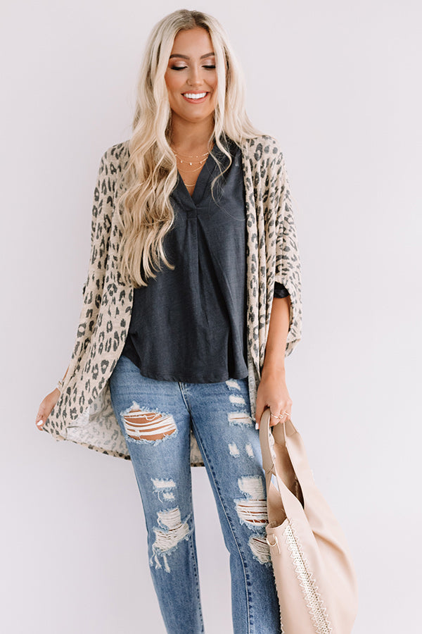 Ultimate Chic Leopard Print Cardigan