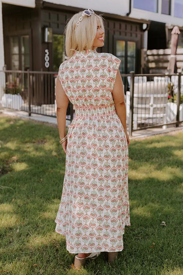 Ultimate Sunshine Floral Midi Dress - Premium Chic Style