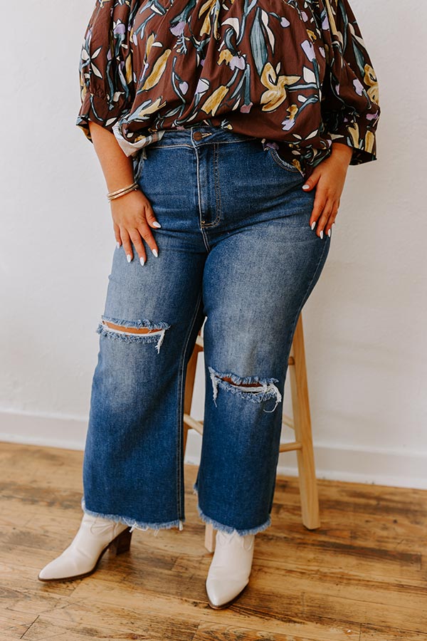 Premium High Waist Relaxed Jeans for Curves by Risen Westley
