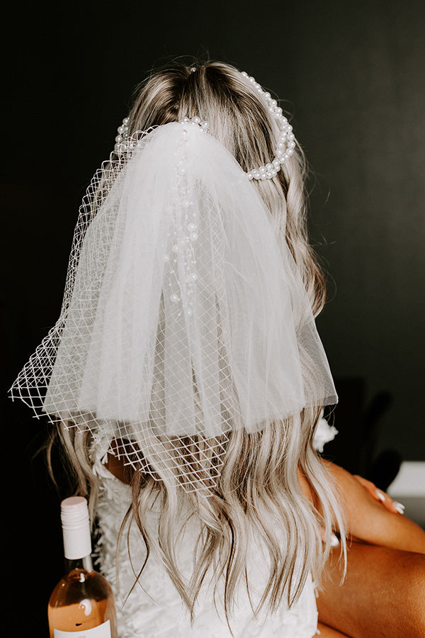 Premium Double Strand Pearl Veil - Elegance Redefined