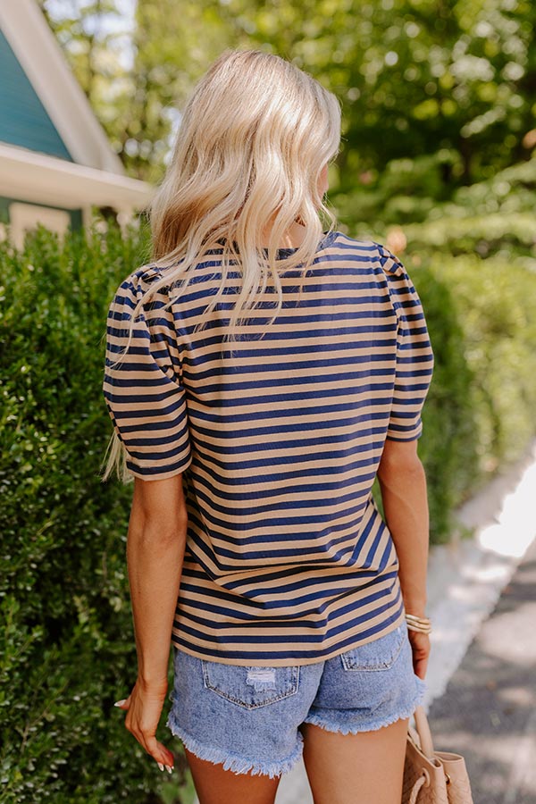 Premium French-Inspired Striped Top