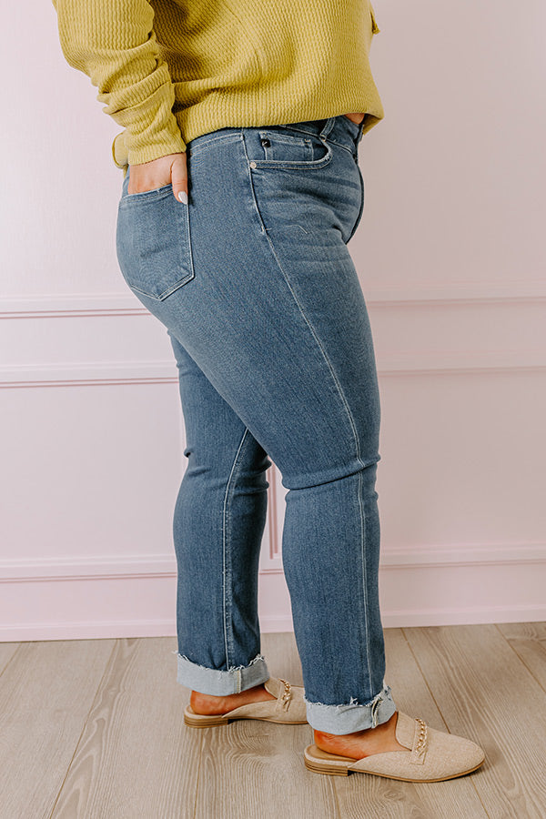 KanCan Ultimate High Waist Straight Leg Jean - Curve Flattering Fit