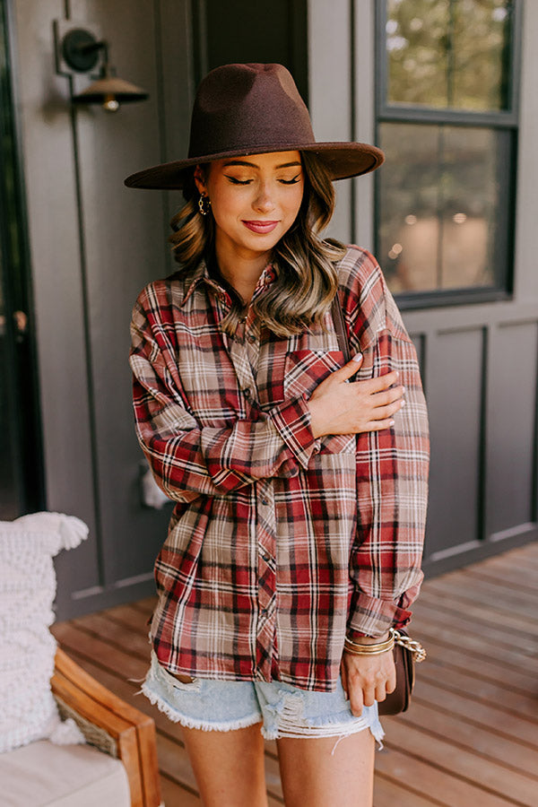 Premium Energy Matched Flannel - Warm Taupe Plaid