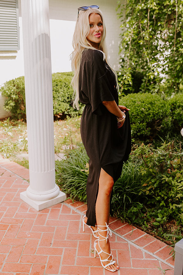 Ultimate Tulum Maxi Dress - Premium Black