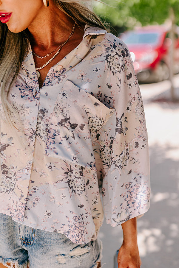 Ultimate Summer Floral Button-Up Shirt