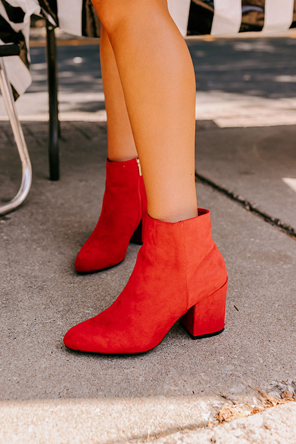 Premium Bristol Faux Suede Bootie - Ultimate Style & Comfort