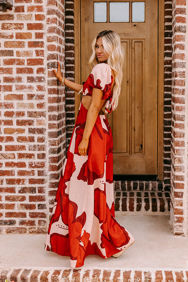 Ultimate Summer Luxe Cut-Out Maxi Dress