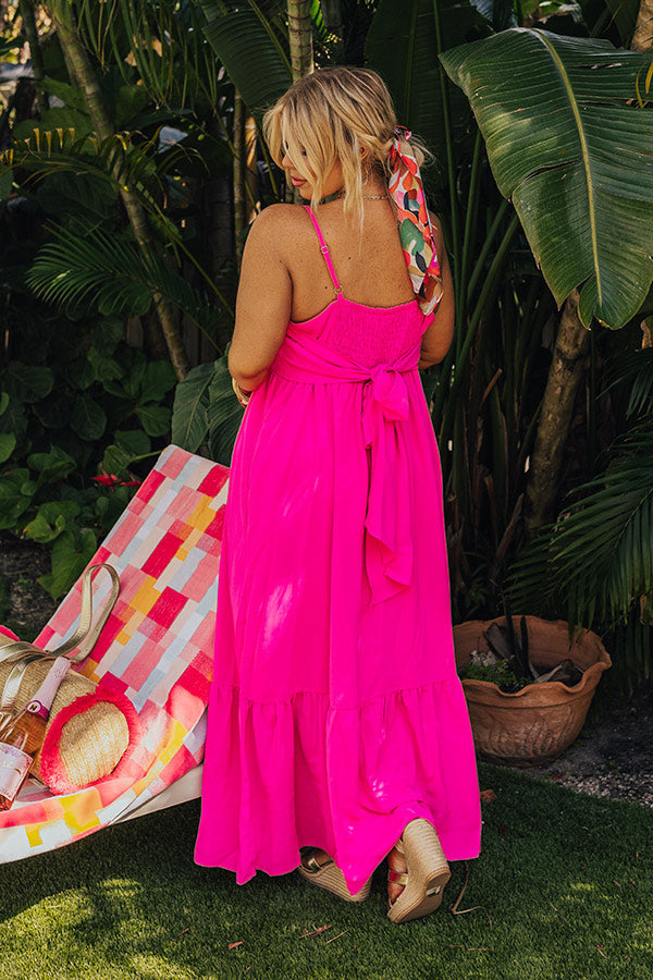 Ultimate Hot Pink Maxi Dress - Flowy & Flattering