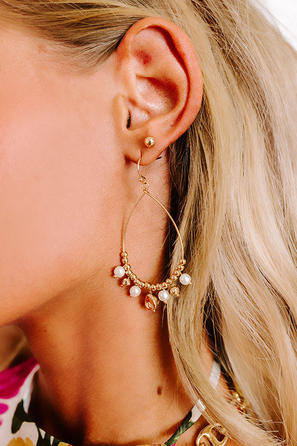 Premium NYC Stroll Pearl Drop Earrings