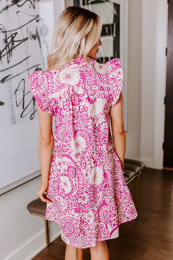 Premium Orchid Floral Dress - Ultimate Summer Style