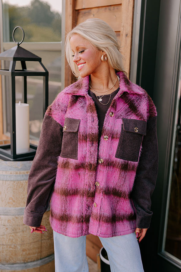 Premium Plaid Corduroy Jacket - Ultimate Fall Layering Essential