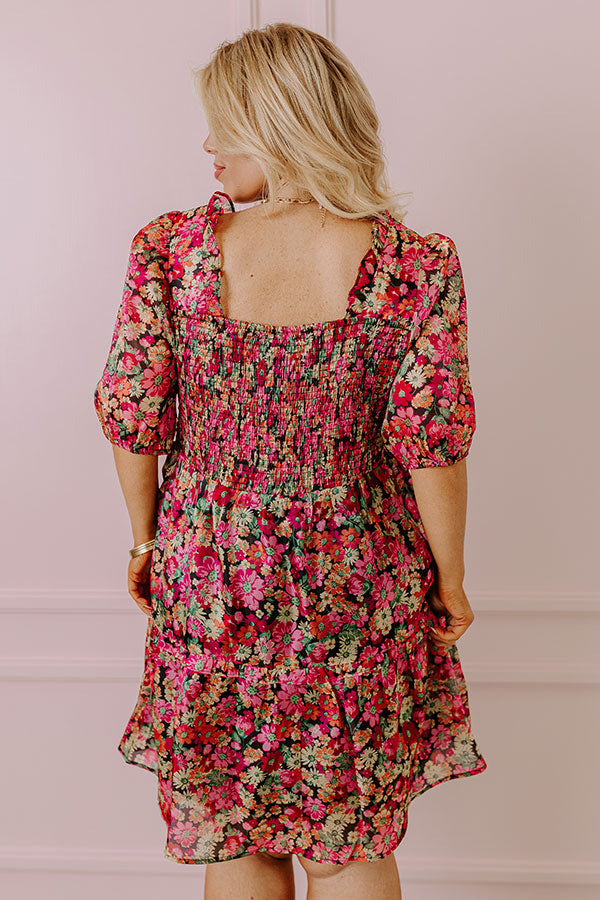 Premium Must Be A Dream Floral Mini Dress for Curves - Ultimate Style Upgrade