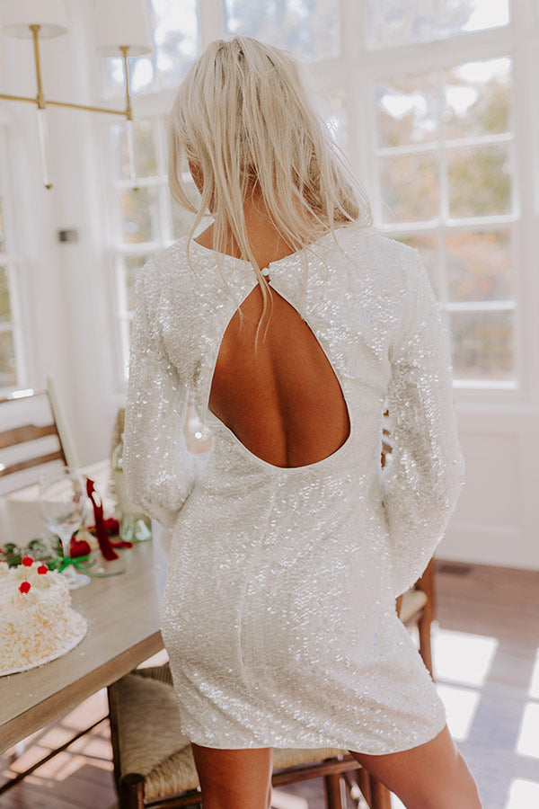 Premium Champagne Toast Sequin Mini Dress - Ultimate Party Glam