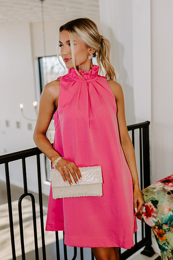 Premium Pink Shift Dress - Ultimate Style for Happiness