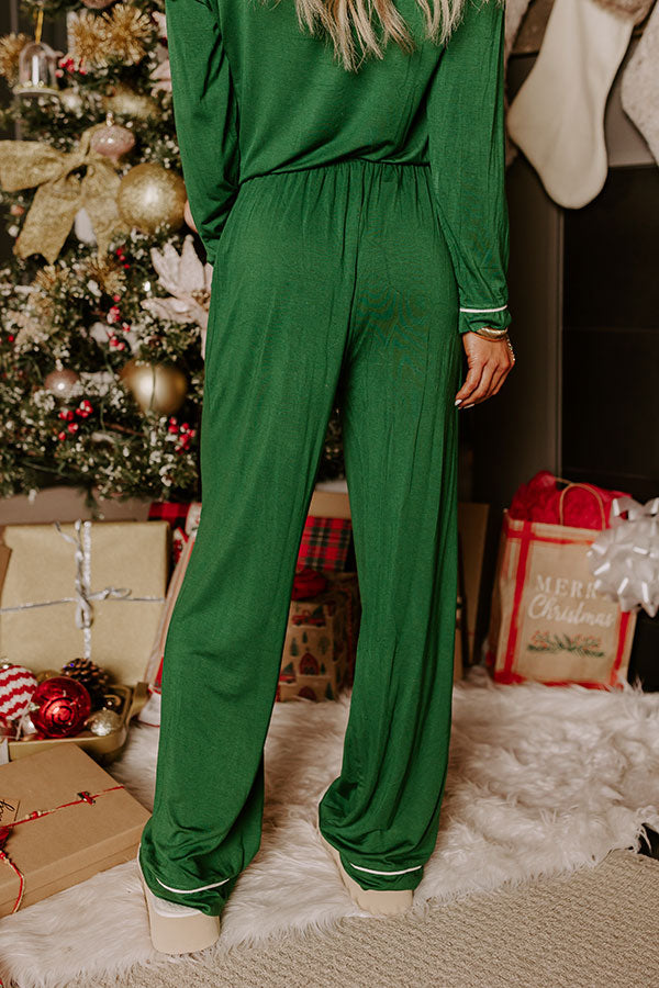 Premium Green Morning Comfort Pajama Pants