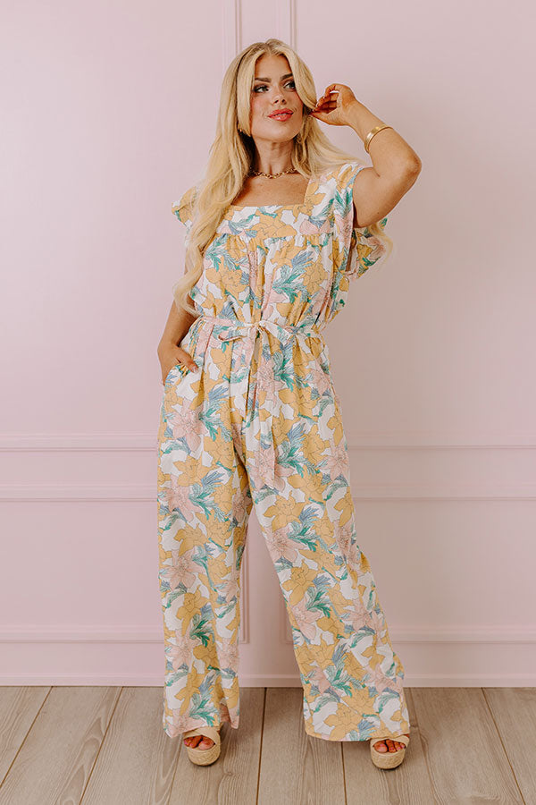 Premium Catalina Island Floral Jumpsuit - Ultimate Summer Style