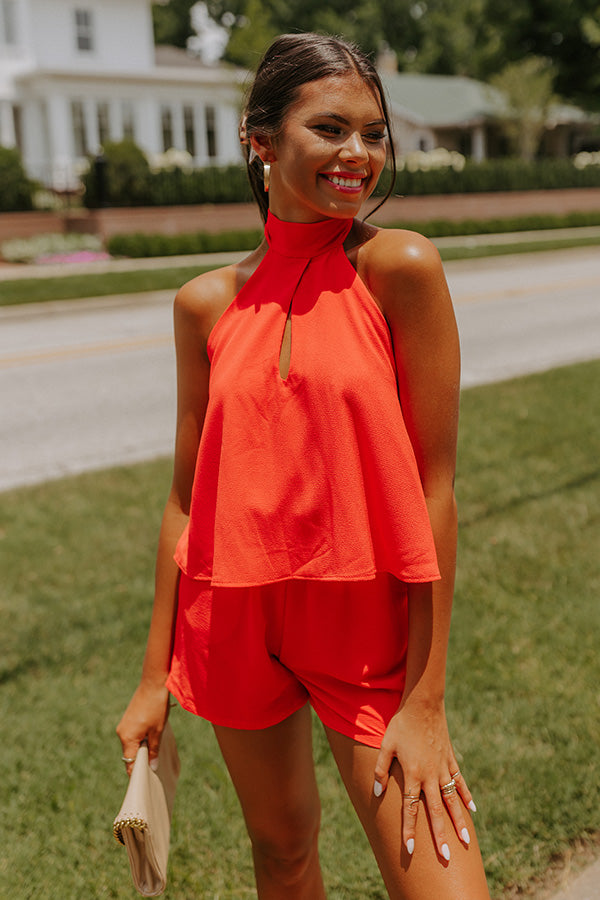 Ultimate Red Romper - Dare To Indulge