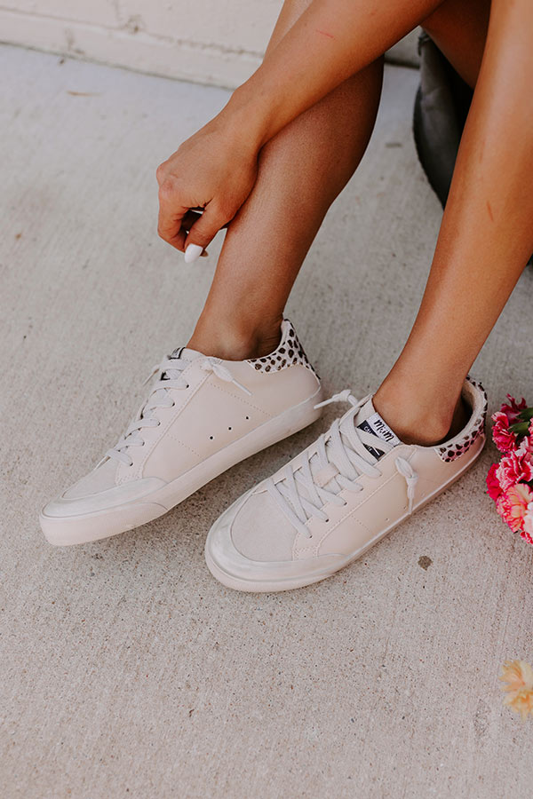 The Mina Vintage Premium Faux Leather Sneaker