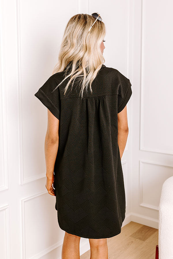 Premium Downtown Dallas Mini Dress - Ultimate Black Style