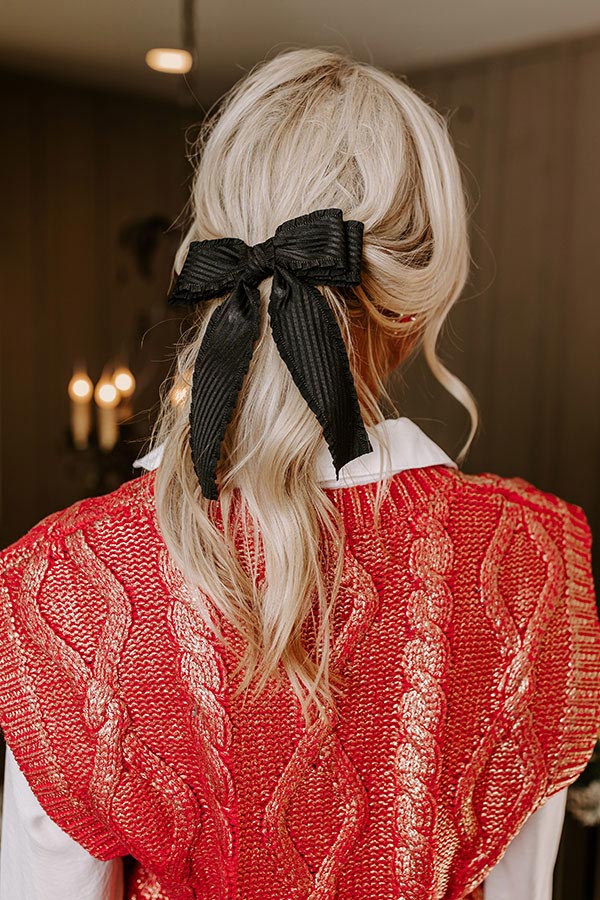 Ultimate Sweet Perspective Satin Bow Hair Clip